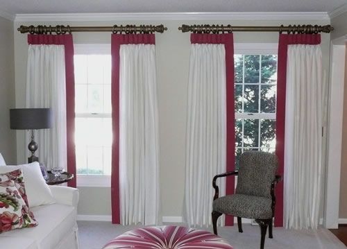 Tabbed Living Room Valences Tabbed Living Room Valences