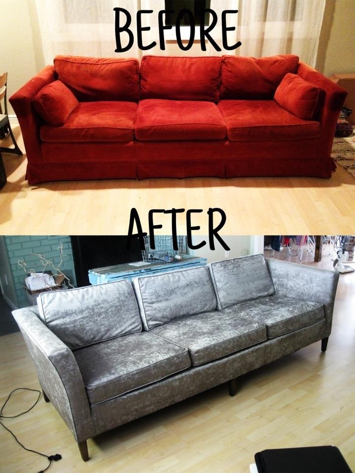 Reupholster Your Sofa Before And After Homemadebyjade Pinterest Reupholster Your Sofa Before And After Homemadebyjade Pinterest Furniture Couch