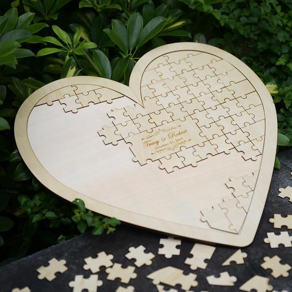 Wooden Personalised Wedding Drop Box Heart Shape Alternative to Guest Book Wooden Personalised Wedding Drop Box Heart Shape Alternative to Guest Book