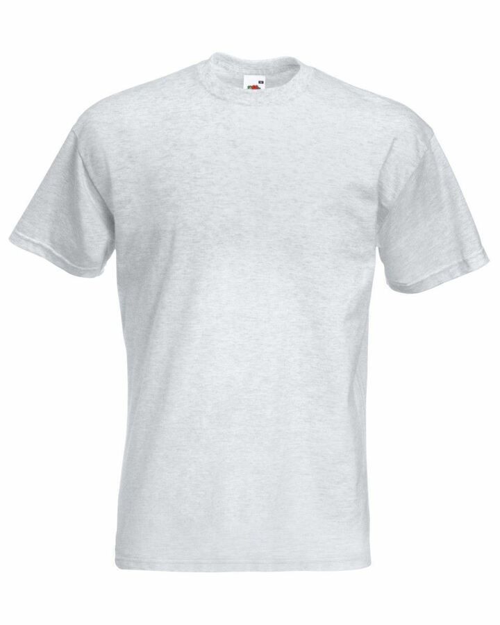 men/'s plain tops Fruit Of The Loom Men/'s Sofspun T-shirt S M L XL 2XL 3XL