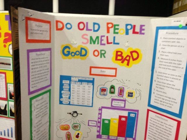 science project poster board layout