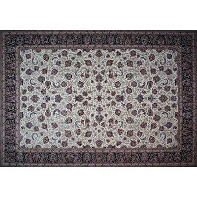 Astoria Grand Cates Hand Look Persian Wool Ivory Brown Red Area Rug Beige Area Rugs Purple Area Rugs Area Rugs