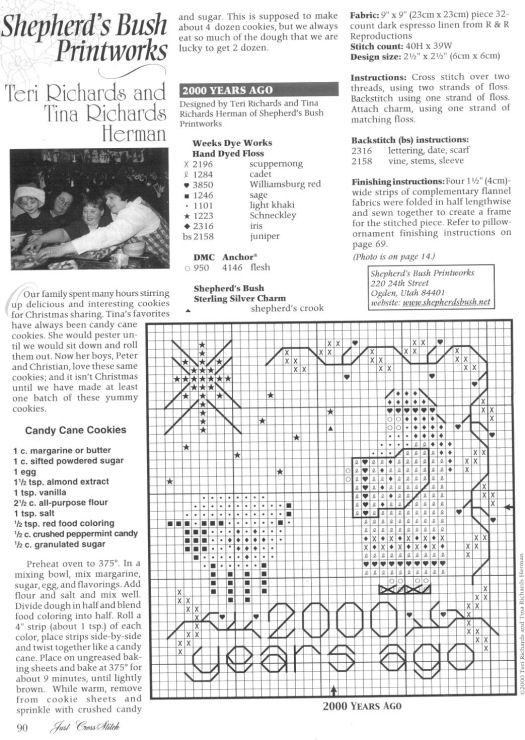 Gallery.ru / Фото 85 Just Cross Stitch Christmas Ornaments 2000
