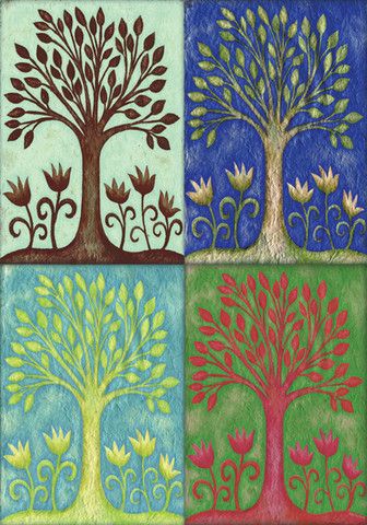 Seasons Garden Flag | Fabric flags, Garden flags, Flag decor