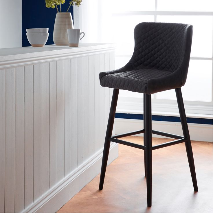 Dunelm montreal bar stool grey discount