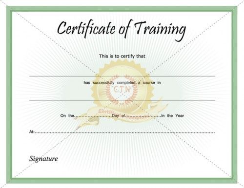 13 best CERTIFICATE OF TRAINING images on Pinterest Certificate - certificate of completion of training template 13 best CERTIFICATE OF TRAINING images on Pinterest Certificate - certificate of completion of training template