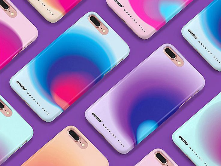 Download Freebie: iPhone 8+ Plastic Case Mockup | Iphone, Iphone ...