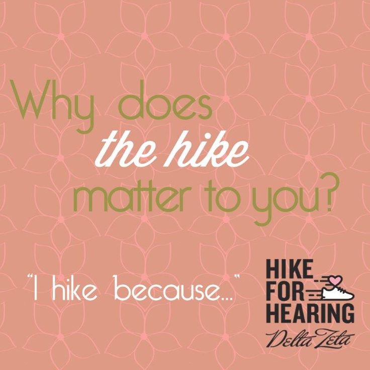hike for hearing