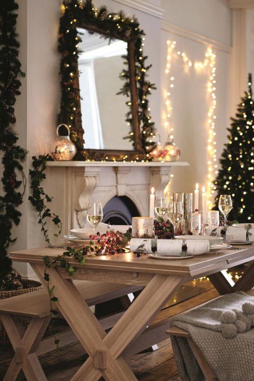 Christmas Dining Room Ideas Part - 25: 73 Beautiful Examples Of Scandinavian-Style Christmas Decorations