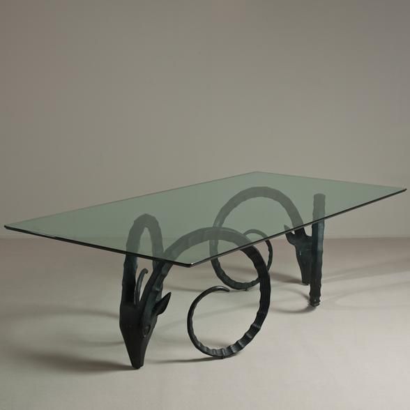 Talisman London A Large Pair Of Rams Head Dining Table Bases 1970s Talisman London A Large Pair Of Rams Head Dining Table Bases 1970s Product Design Furniture