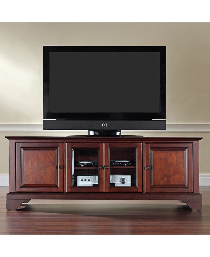 Pin On Tv Stand Pin On Tv Stand, Cherry Media Cabinet With Doors