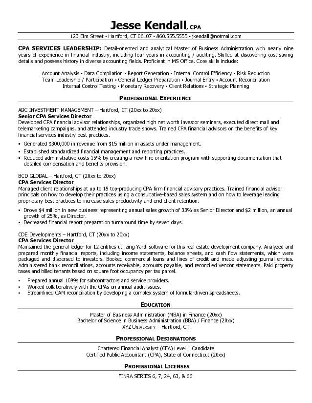 certified public accountant cpa services director resume example examples electrical engineer samples