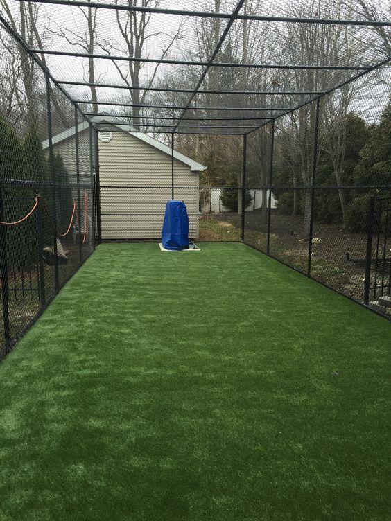 Building A Home Batting Cage Backyard Pinterest Baseball batting cage with carpet - Building A Home Batting Cage Backyard Pinterest Baseball