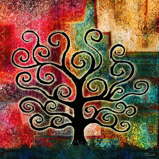 Abstract Art Gallery Tree Of Life Painting Abstract Art Gallery Tree Of Life Painting