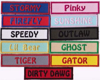 Patch ROB Embroidered Name Tag