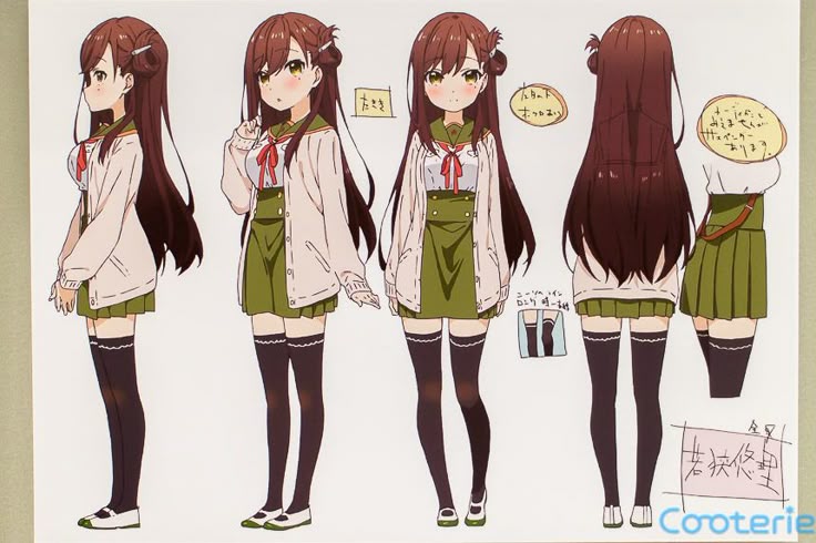 School Live Yuri Full Body Anime Character Design Character Model Sheet Female Character Design School Live Yuri Full Body Anime Character Design Character Model Sheet Female Character Design