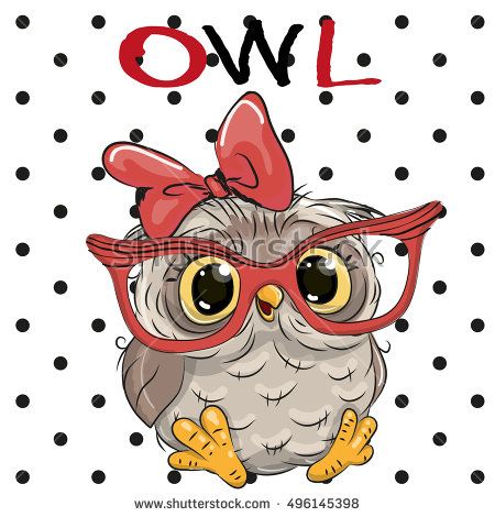 cartoon owls to draw