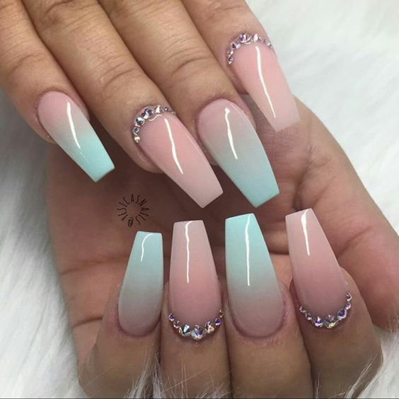 44 Coffin Acrylic Summer Nail Designs 2018 Nails Pinterest Are you looking for coffin acrylic summer nail designs? See our collection full of coffin acrylic nail designs for summer and get inspired! - 44 Coffin Acrylic Summer Nail Designs 2018 Nails Pinterest
