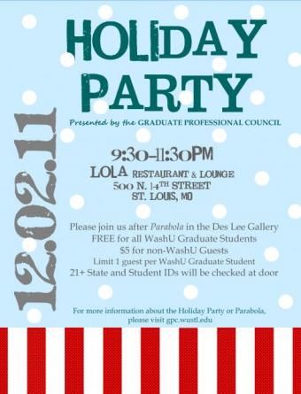 9 best holiday party images on pinterest christmas parties party work holiday party flyer