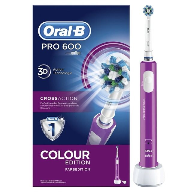 Cepillo De Dientes Eléctrico Braun Oral B Pro 600 Con Cabezal Crossaction En 2021 Cepillo De Dientes Eléctrico Cepillos De Dientes Cepillo Eléctrico