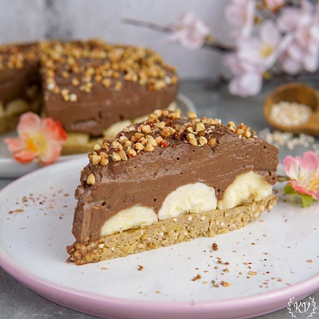 Chocolade Bananen Koelkastcake | Wederom een eiwitrijke en op calorieën g… img
