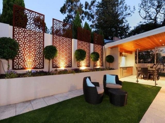 Brise vue jardin et déco en acier corten, 30 idées splendides!