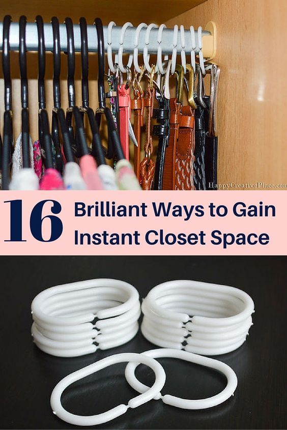Gain more space in your closet for storage and organizing with these simple tips… Gain more space in your closet for storage and organizing with these simple tips…