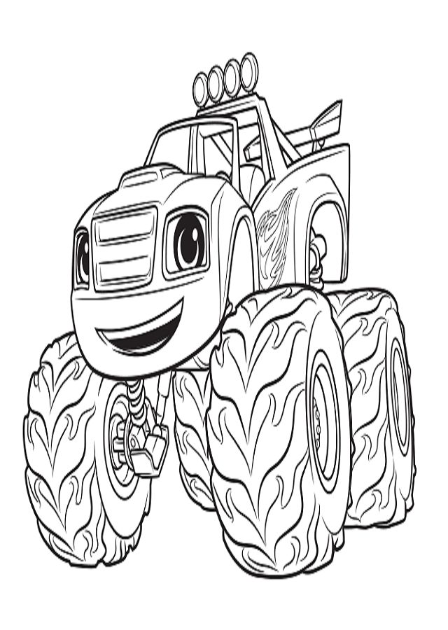 Resultado De Imagen De Blaze And The Monster Machines Coloring Pages ...