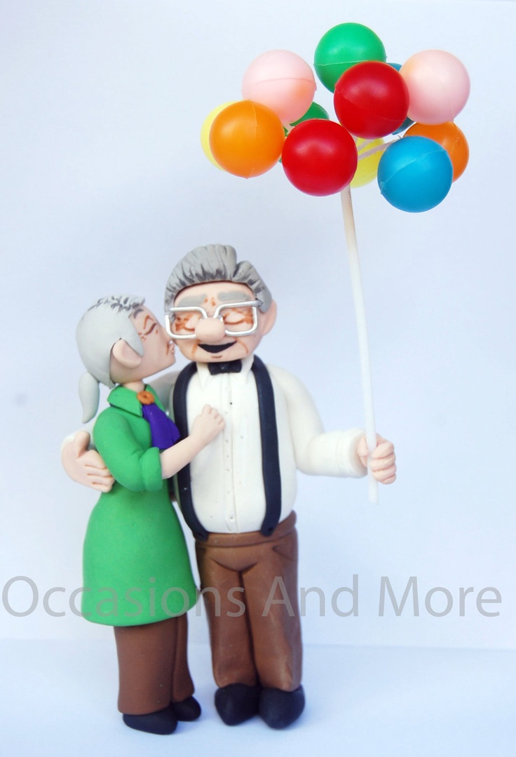 Funny Old People Anniversary Cake Toppers Funny Old People Anniversary Cake Toppers