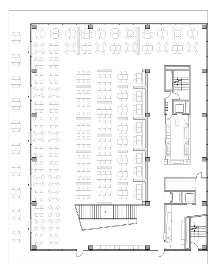 Gallery of Roche Canteen / EXH Design - 20 | Cafeteria design ...