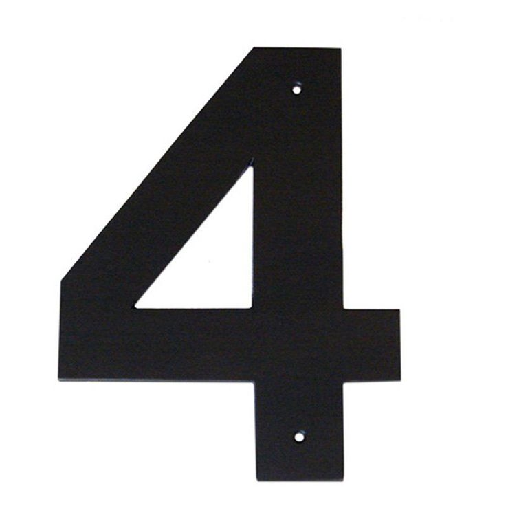 Montague Metal Products 16 In Helvetica House Number