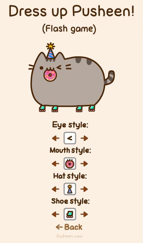 Pusheen The Cat Dress Up Flash Game Pusheen The Cat Dress Up Flash Game