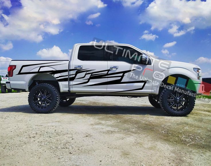 Full Kit Body Stripe Kit Sticker Graphic Decal Vinyl for Fort F-150 ... Custom Ford Raptor Graphics