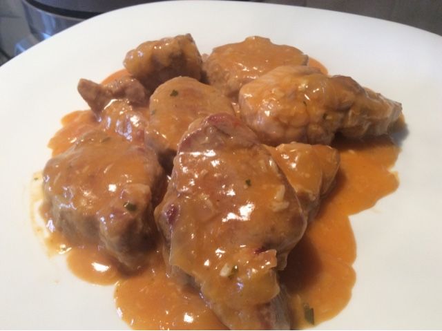 Solomillo En Salsa Gme F Y G Recetas Comida Rapida Recetas Con Carne Medallones De Cerdo