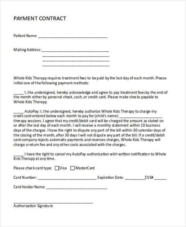 down payment contract template elegant 8 payment contract payment contract template microsoft