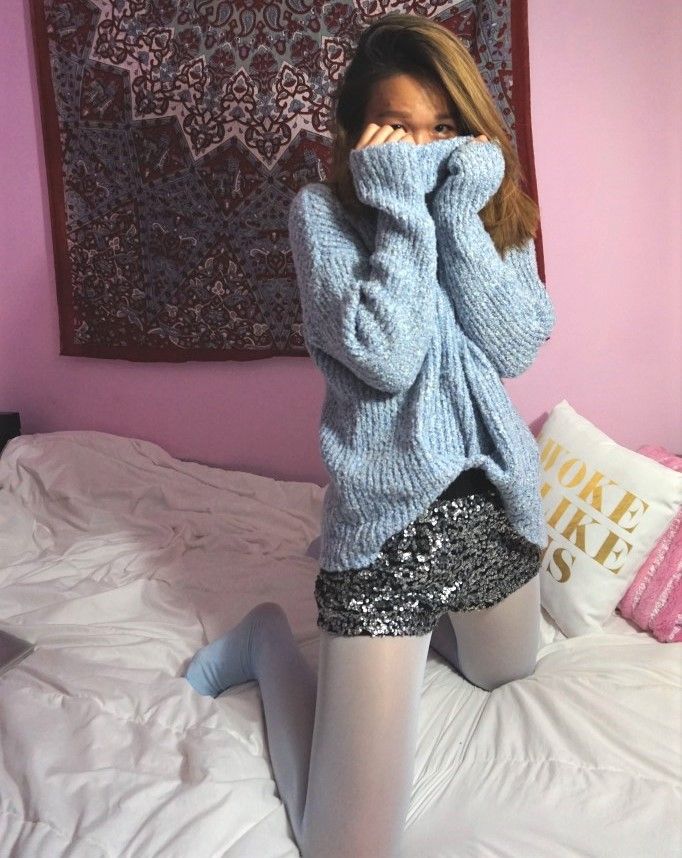 Not Hot girls in sweaters and nylons something is Hot girls in sweaters and nylons think, that