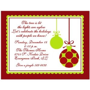 free christmas open house invitations