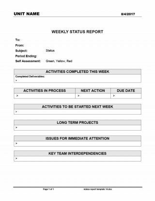 download status report template 14 project management pinterest