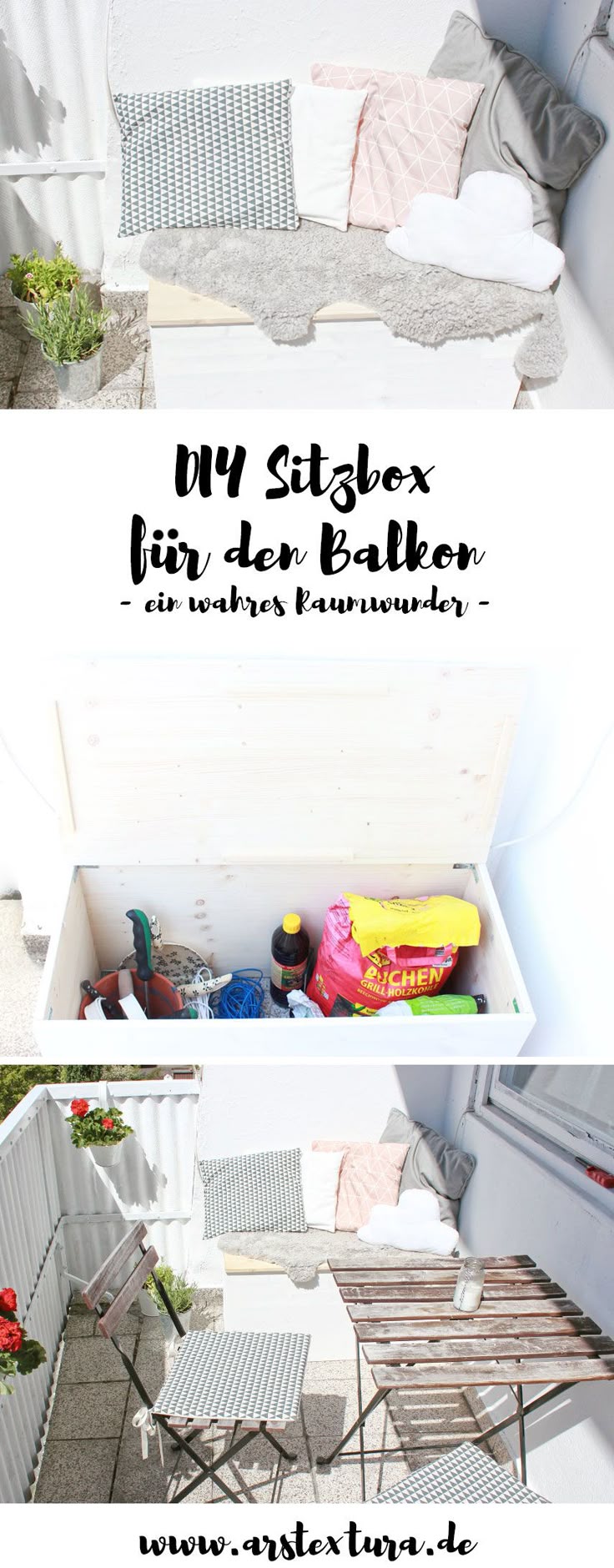 Simple wooden seat box build for the balcony – …
Simple wooden seat box build for the balcony – with DIY instructions
Simple wooden seat box build for the balcony – …
Simple wooden seat box build for the balcony – with DIY instructions