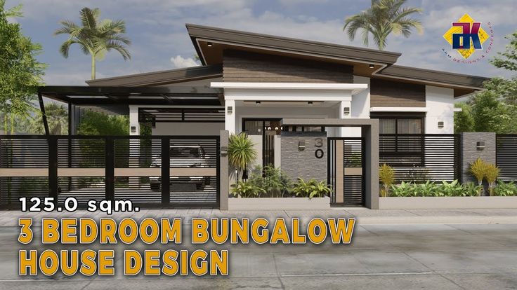 125 Sqm 3 Bedroom Bungalow HOUSE DESIGN Exterior Interior Animation E682b1d7a72dbb7ec1f42bd3ed525284