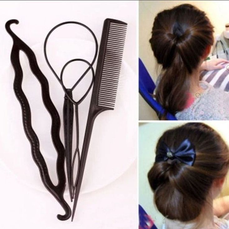 Hot Useful Women Girl Volume Inserts Hair Clip Bumpits Bouffant Ponytail Hair Comb Style Maker Headban Bouffant Hair Hair Bun Maker Braided Ponytail Hairstyles