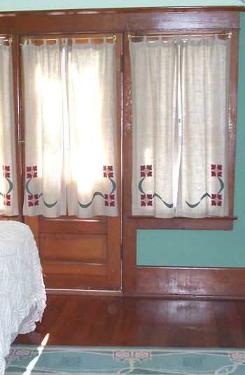 Curtain Rod Example For Arts And Crafts Style Curtains 41st St Curtain Rod Example For Arts And Crafts Style Curtains 41st St Ideas Pinterest Craftsman