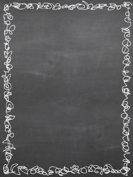 chalkboard doodle borders bundle set of 24 fonts design black chalkboard background for design