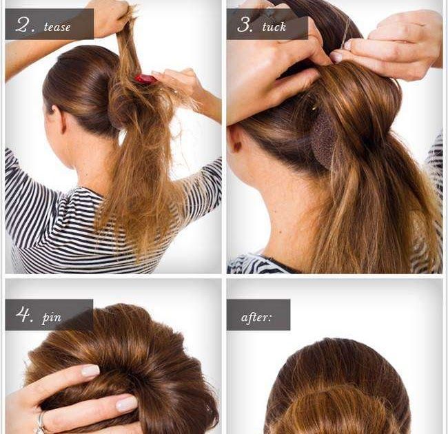 Quick Easy Braided Bun Hairstyle For Parties Indian Wedding Guest Hairstyle For Mediu Wedding Guest Hairstyles Indian Bun Hairstyles Indian Wedding Hairstyles