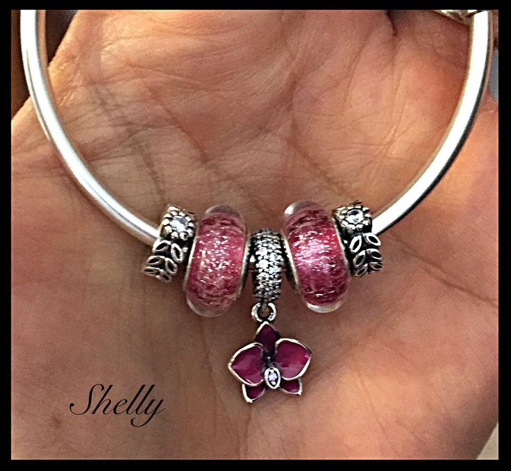 Pandora Orchid Charm Bracelet | IUCN Water Pandora Orchid Charm Bracelet | IUCN Water
