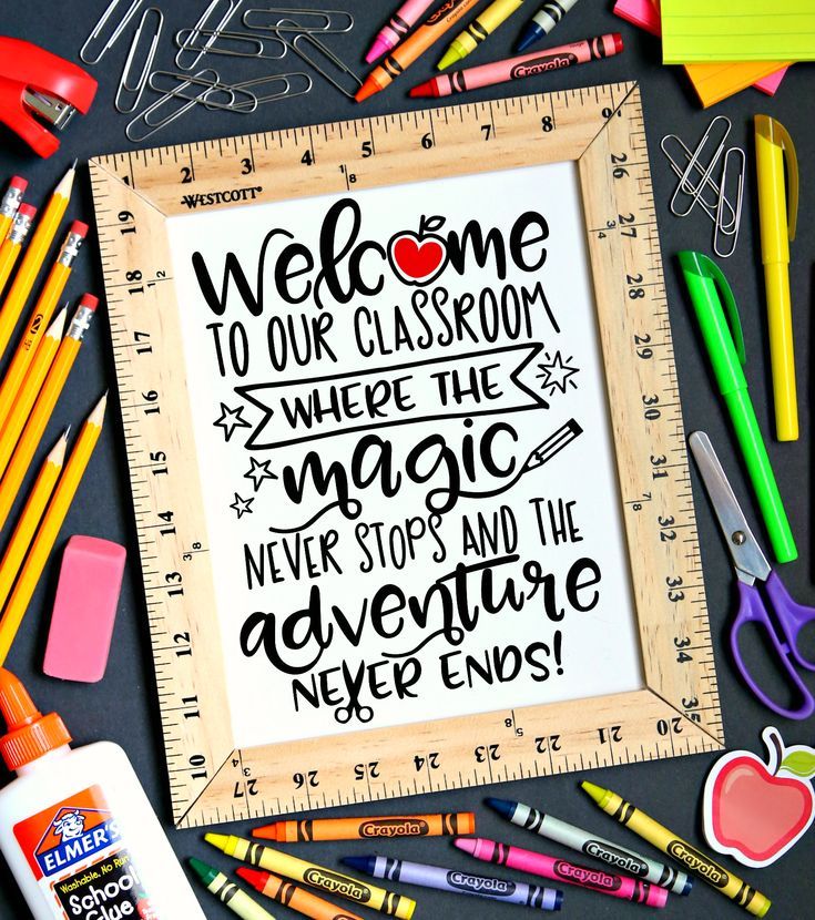 Download Welcome to Our Classroom {Free Printable & SVG File ...