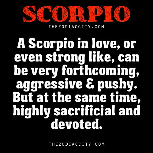 Scorpio aggressive