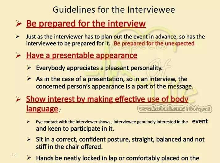 how to be prepared for a job interview