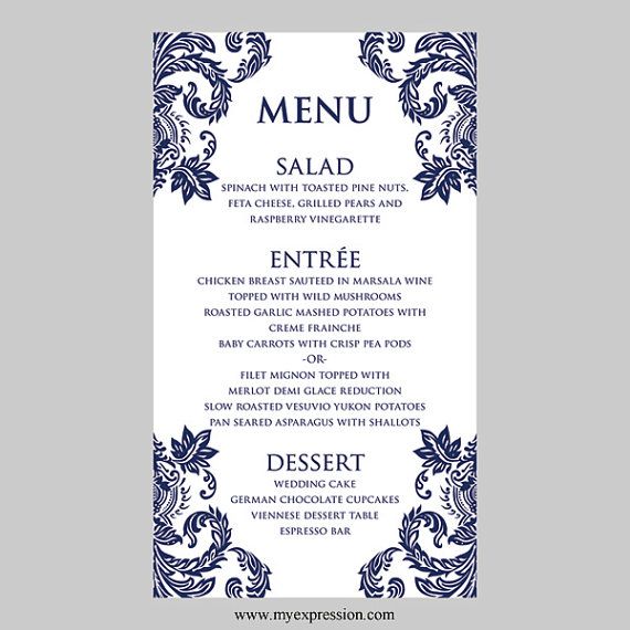 17 best Wedding Menu Templates images on Pinterest Wedding menu - menu templates microsoft word 17 best Wedding Menu Templates images on Pinterest Wedding menu - menu templates microsoft word