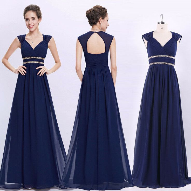 Ever-Pretty Long V-neck Evening Dresses Beaded Wedding Bridesmaid Dresses 08697 Ever-Pretty Long V-neck Evening Dresses Beaded Wedding Bridesmaid Dresses 08697